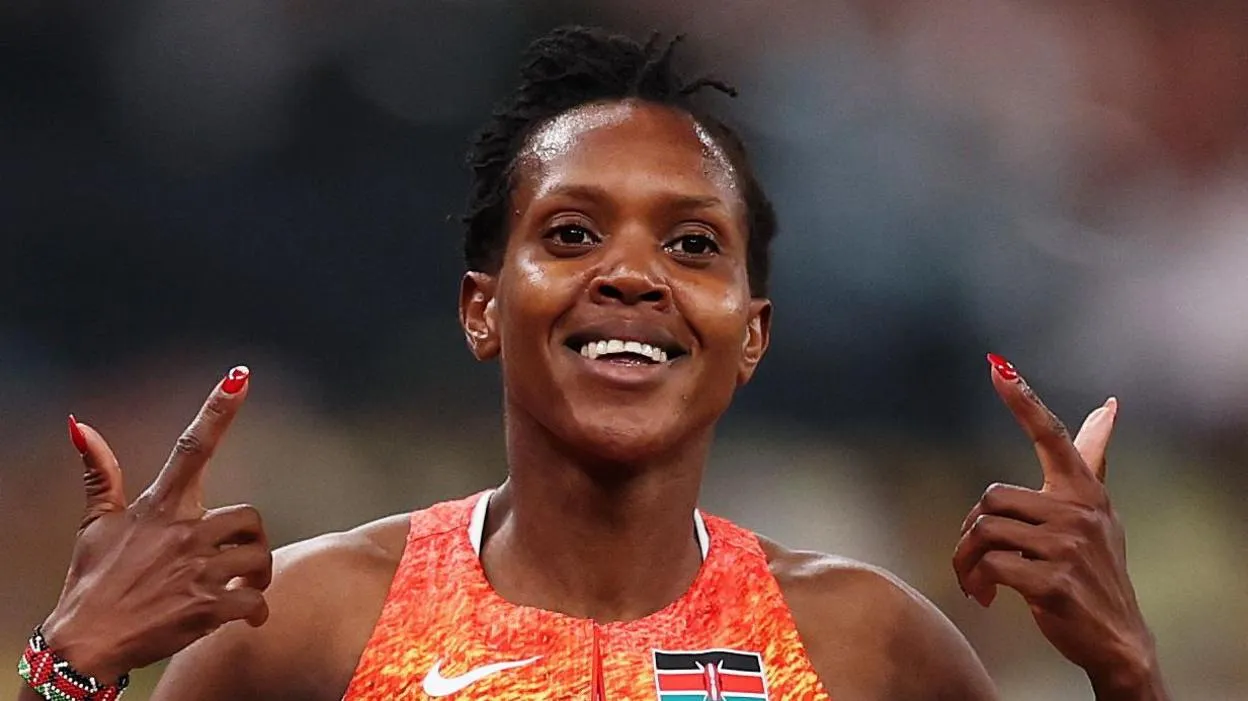 The Kenyan star claims record-breaking 4th global 1500m championship