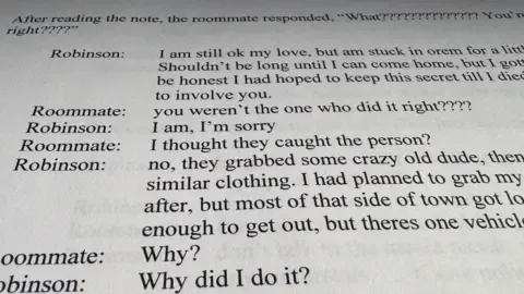 Detailed Conversation Log Involving Charlie Kirk Accused and Co-resident